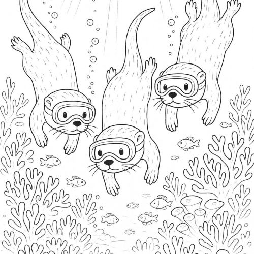 Taucherotter – Mit Taucherbrille durchs Korallenriff