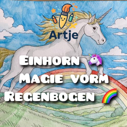 Video: Einhorn über dem Regenbogen