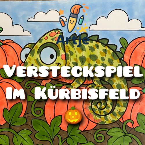 Video: Chamäleon im Kürbisfeld